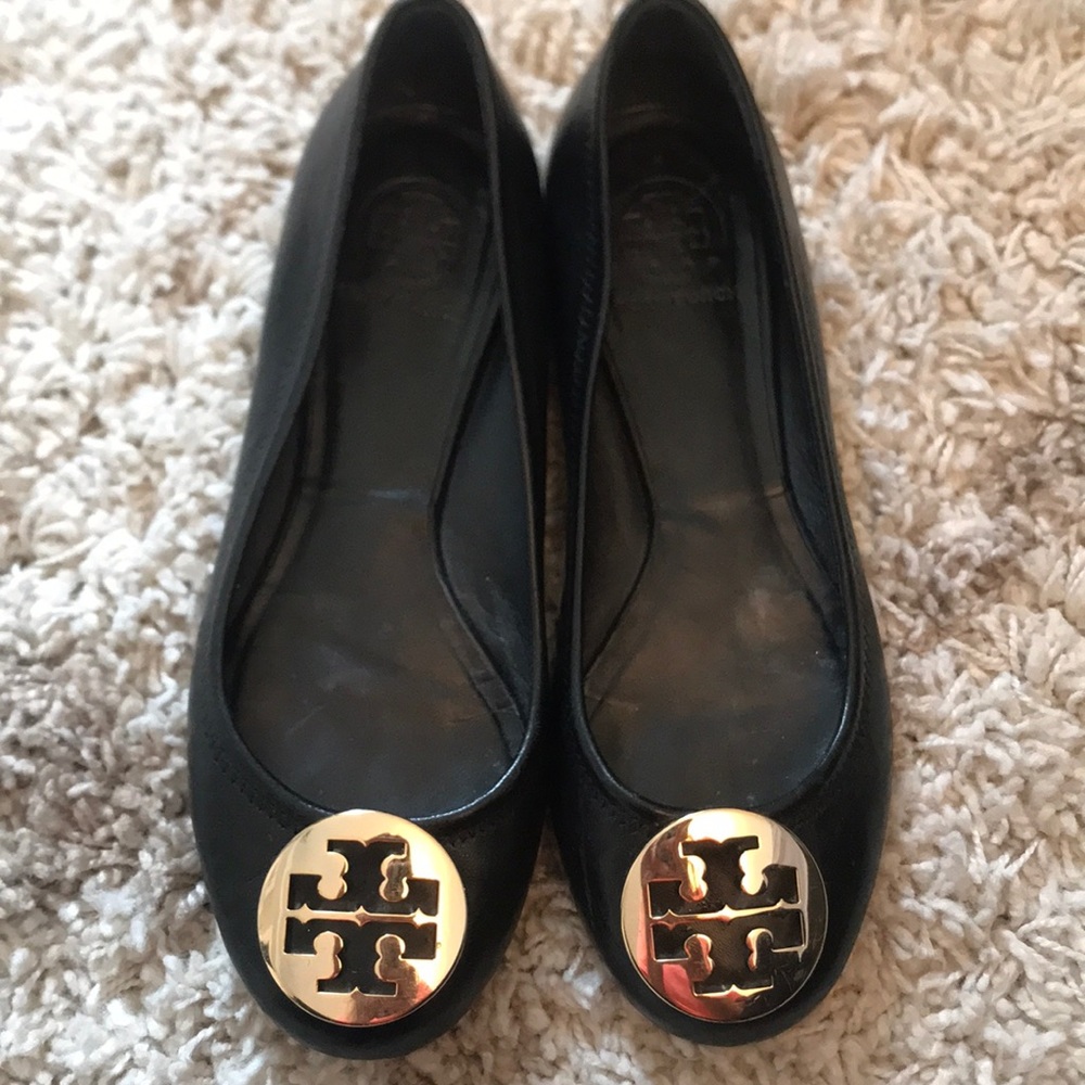 Tory Burch Minnie Black Flats